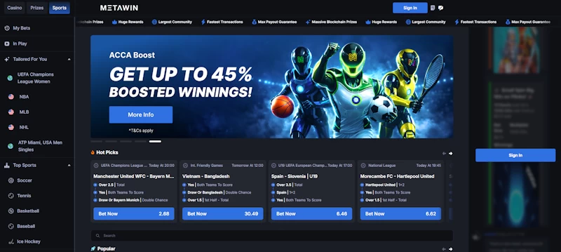 MetaWin Sportsbook