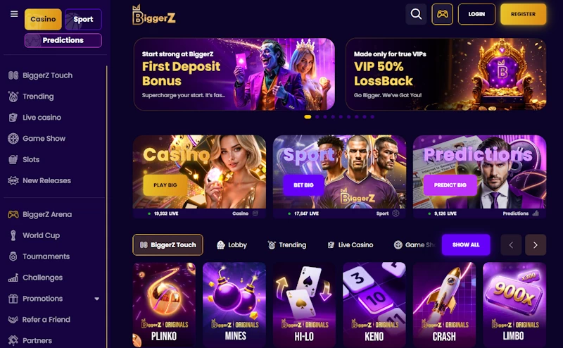 Biggerz Binance Coin Casino