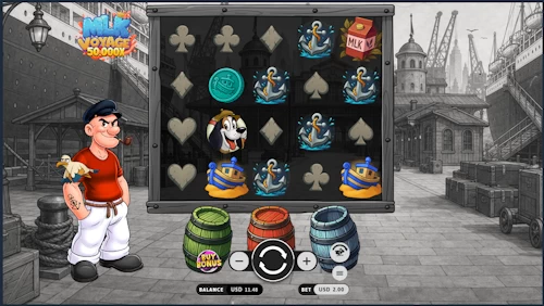 Active real-money slot spin round on Duelbits Casino running certified high-volatility RNG software.